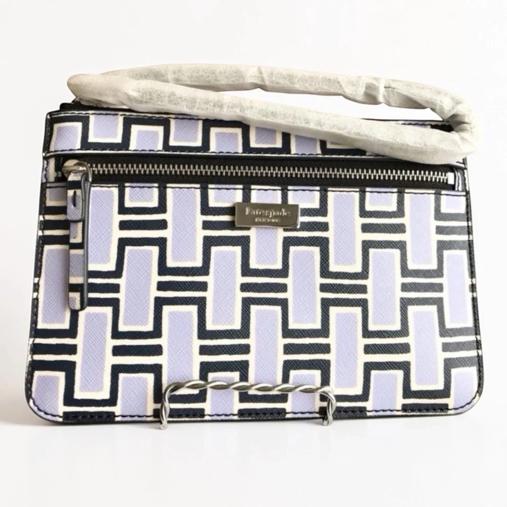 🆕Kate Spade Shore Street Forest Geo Wristlet
